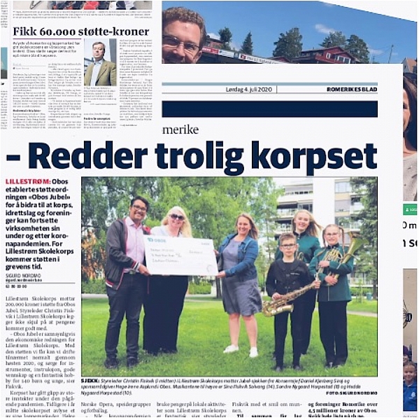 Obos. Takk for jubelen!